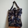 2 way bag "Turtle and Crane"