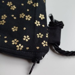 Mini shoulder bag -cherryblossom gold