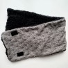 Neckwarmer Boà -Waves black