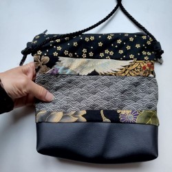 Mini shoulder bag -patchworked