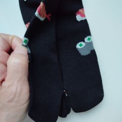 Tabi socks No-show 38-40 Sushi