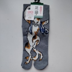 Tabi socks Ukiyoe Cat 38-40