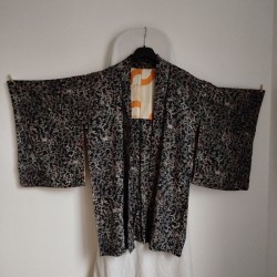 Haori Kimono jacket -black