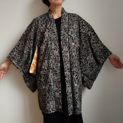 Haori -Giacca Kimono- Nero