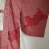 Haori -Giacca Kimono- Shibori Rosso