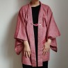 Haori -Giacca Kimono- Shibori Rosso