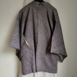 Haori Kimono jacket -Shibori purple