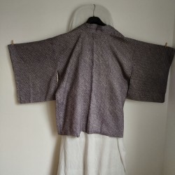 Haori Kimono jacket -Shibori purple