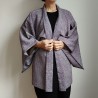 Haori -Giacca Kimono- Shibori Viola