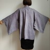 Haori -Giacca Kimono- Shibori Viola