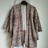 Haori -Giacca Kimono- tsumughi viola