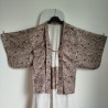 Haori -Giacca Kimono- tsumughi viola