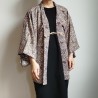 Haori -Giacca Kimono- tsumughi viola