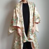 Kimono Komon Synthetic -Creme