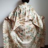 Kimono Komon sintetico -crema