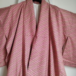 Kimono Komon sintetico -rosso