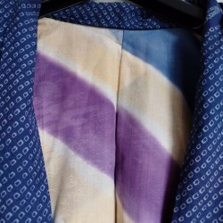 Haori -kimono jacket- Shibori blue