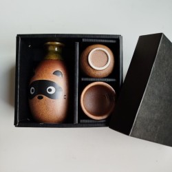 Sake Set Racoons Tanuki