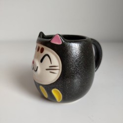 Mug cup NekoDaruma Black