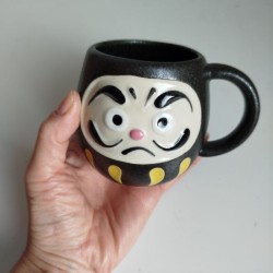 Tazza mug -Daruma nero