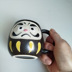 Mug cup Daruma Black