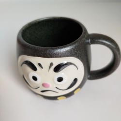 Mug cup Daruma Black