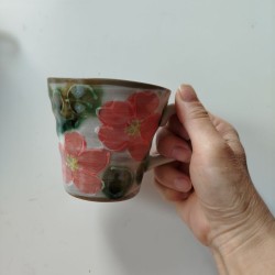 Mug cup Kohiki Cherry red