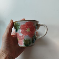 Mug cup Kohiki Cherry red