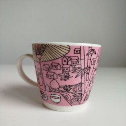 Mug cup Cat "Kyoto girl"