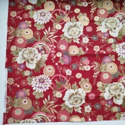 Japanese cotton 50cm Red