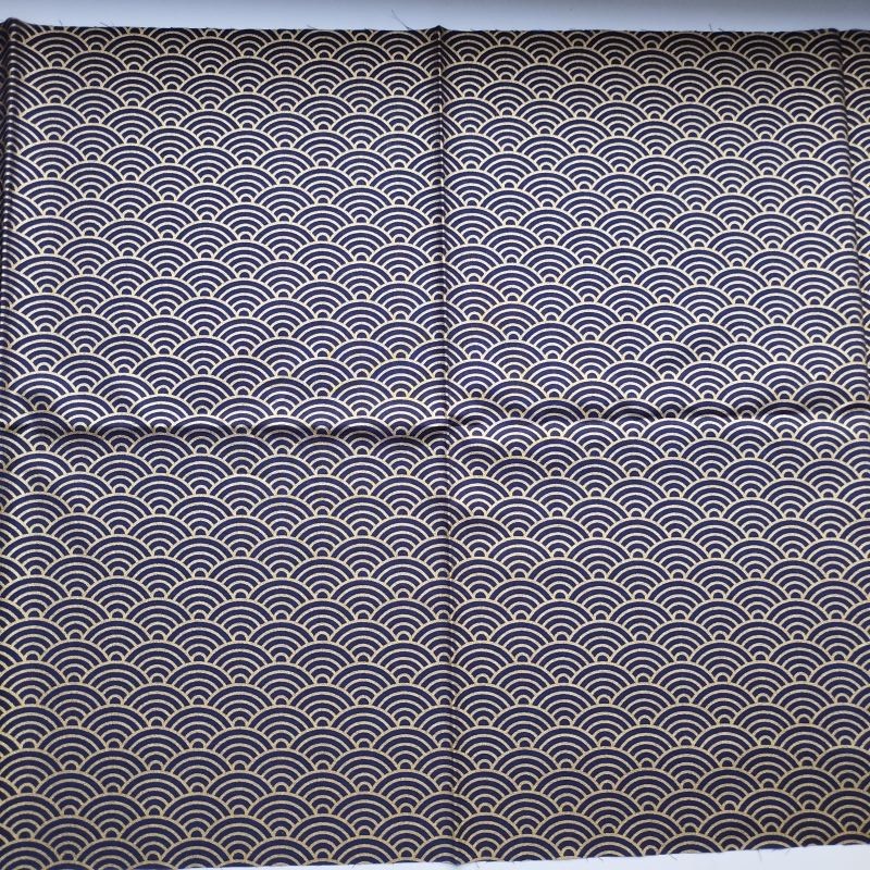 Japanese cotton 50cm Seigaiha