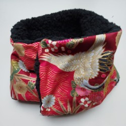 Neckwarmer Boà -crane red