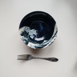 Small bowl Hokusai