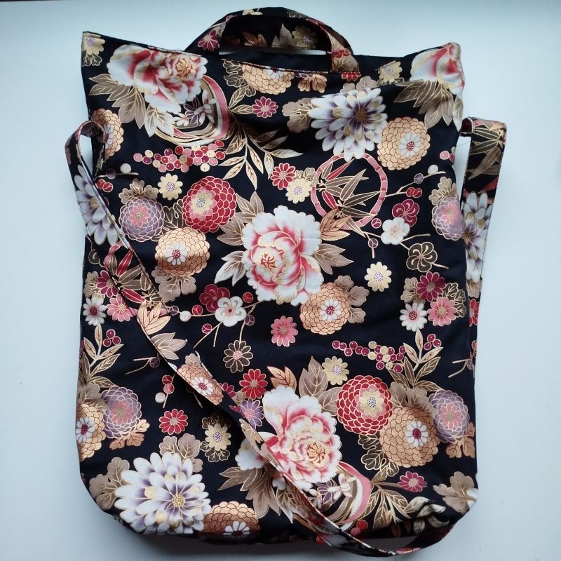 2 way bag, kimono style