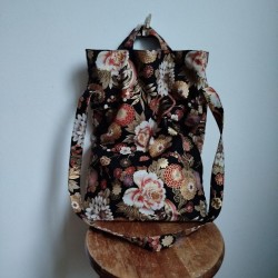 2 way bag, kimono style