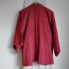 Antique Haori Kimono jacket -Shibori red