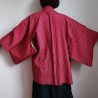 Antique Haori Kimono jacket -Shibori red