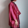 Antique Haori Kimono jacket -Shibori red