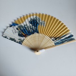 Japanese fan -Waves of Hokusai