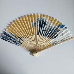 Japanese fan -Waves of Hokusai