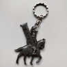 Metal Keyring keyholder Samurai warrior