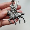 Metal Keyring keyholder Samurai warrior