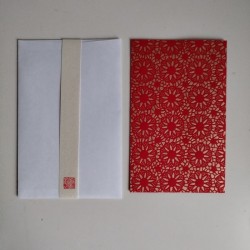 washi Crane Card L