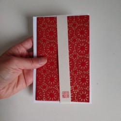 washi Crane Card L