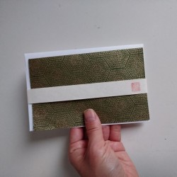 washi Crane Card L