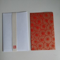 washi Crane Card L