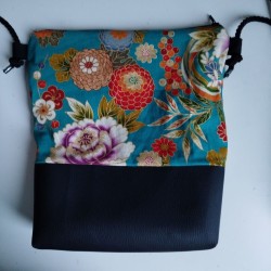 Mini shoulder bag -blugreen...