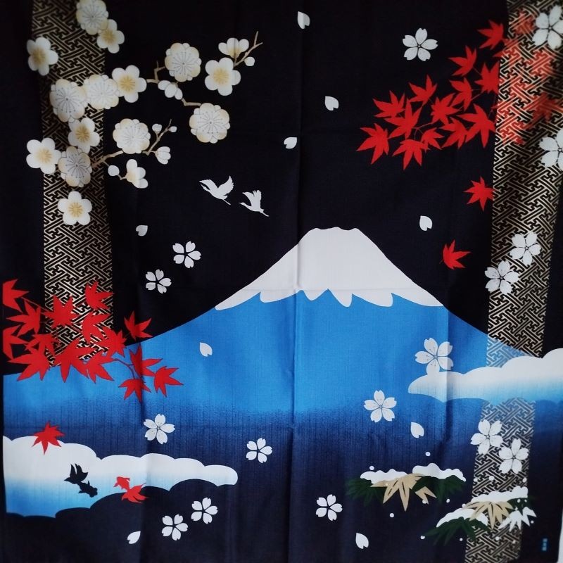 Furoshiki 90cm Mt.Fuji Four seasons