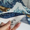 Furoshiki cotone 70cm Onda di Hokusai