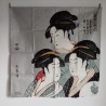 Furoshiki cotone 70cm Donne di Utamaro